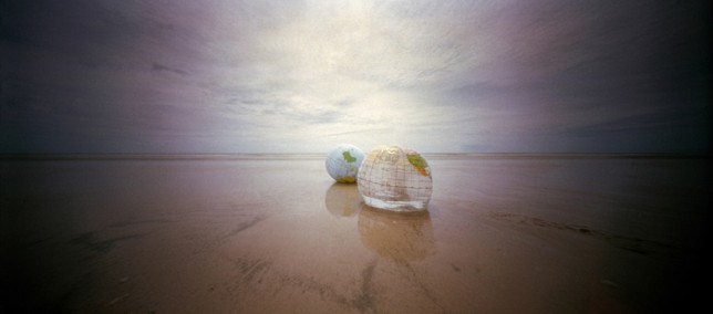 DREI WELTEN, Camera obscura 6x12 Negativ